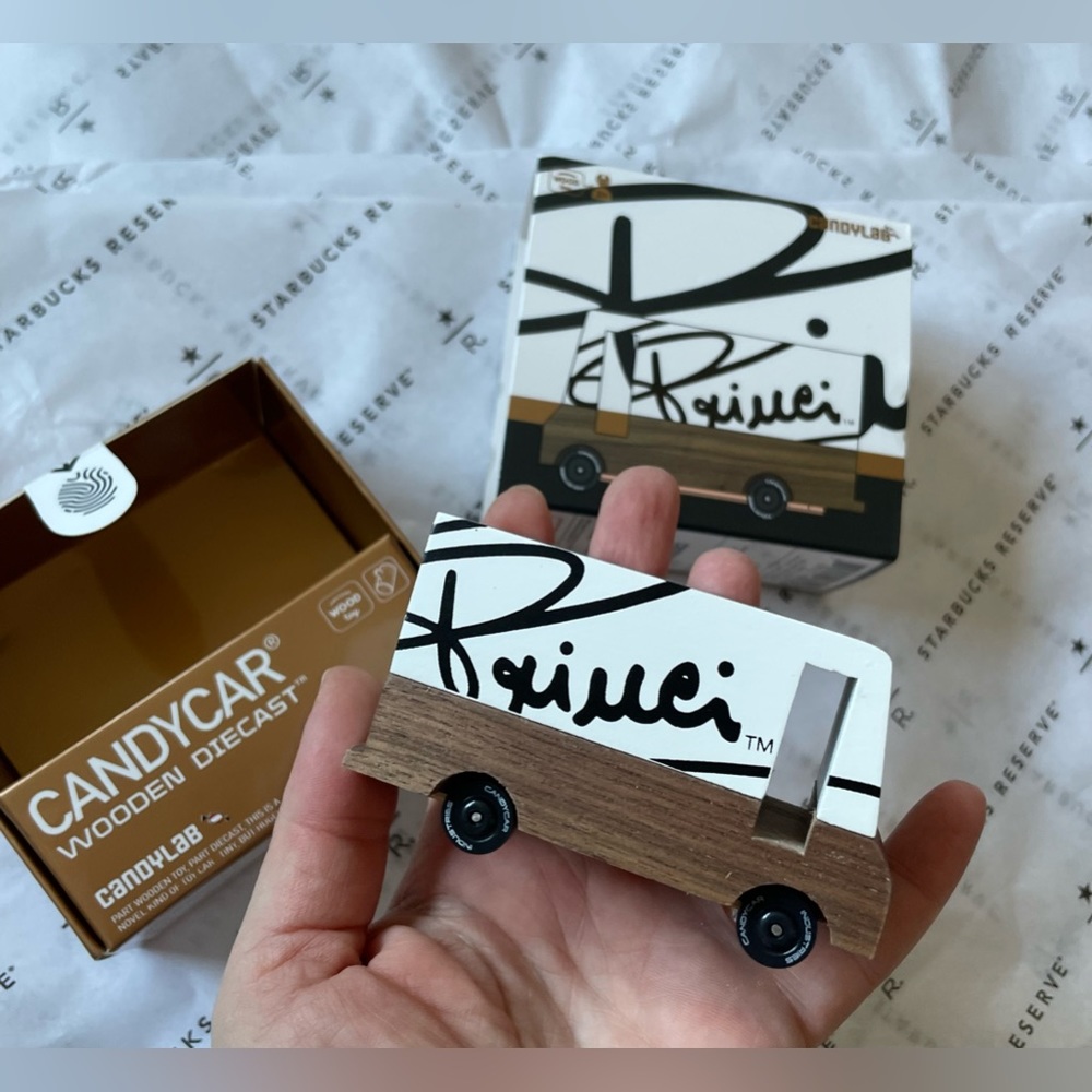 Starbucks Reserve x Candylab wooden truck 1 of 3 styles this is for “Princi”